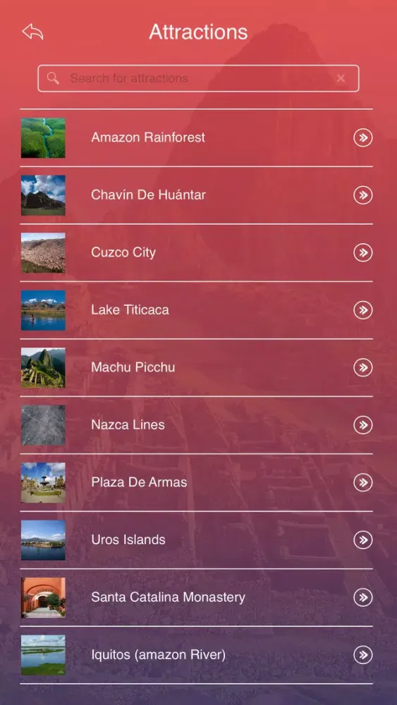 Peru Tourist Guide 스크린샷