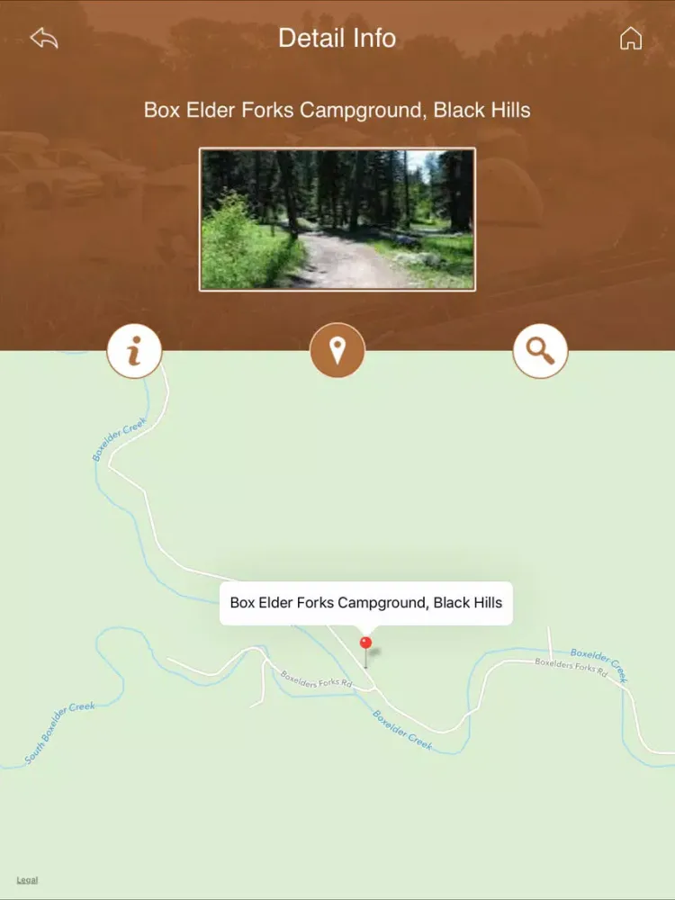 South Dakota Camping iPad 应用截图
