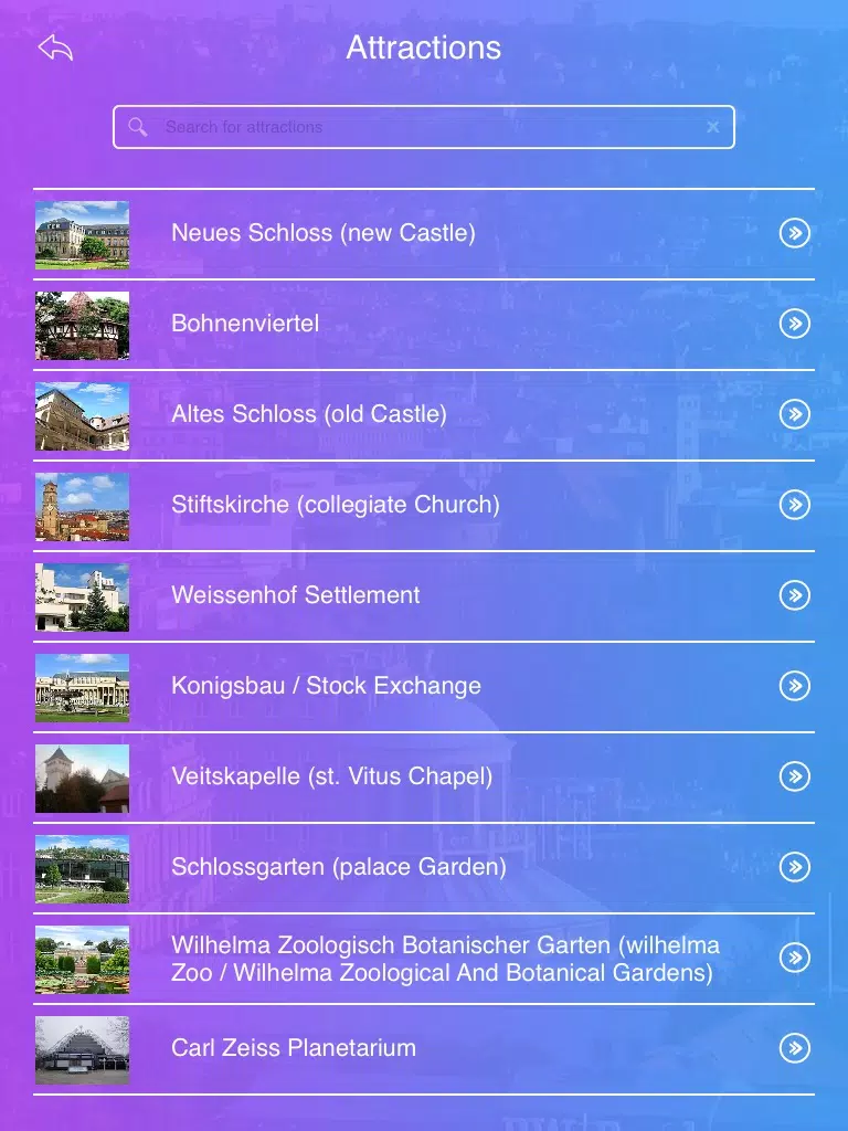 تصاویر Stuttgart Tourist Guide iPad 