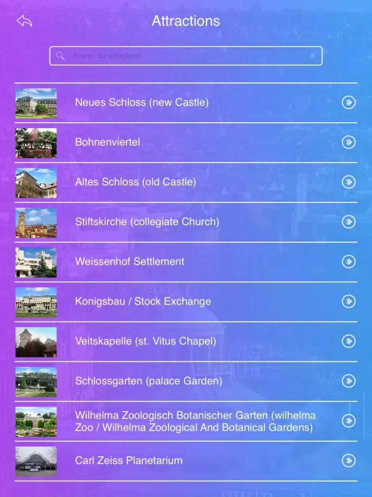 Screenshot di Stuttgart Tourist Guide iPad 
