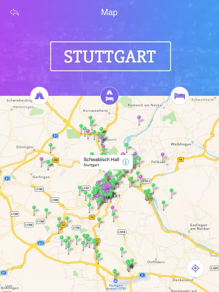 تصاویر Stuttgart Tourist Guide iPad 