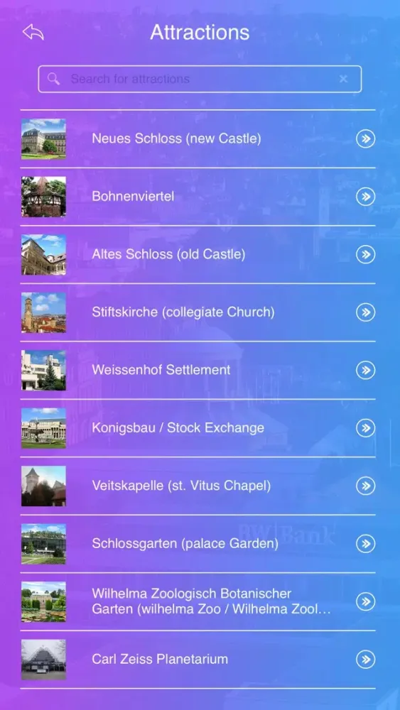 Screenshot di Stuttgart Tourist Guide