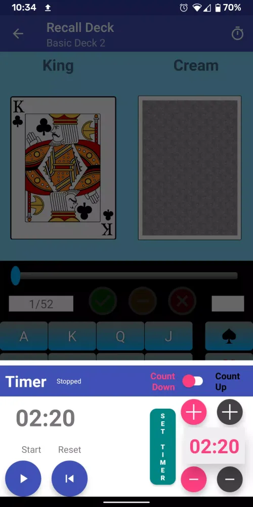 MPC - Memorize Playing Cards スクリーンショット