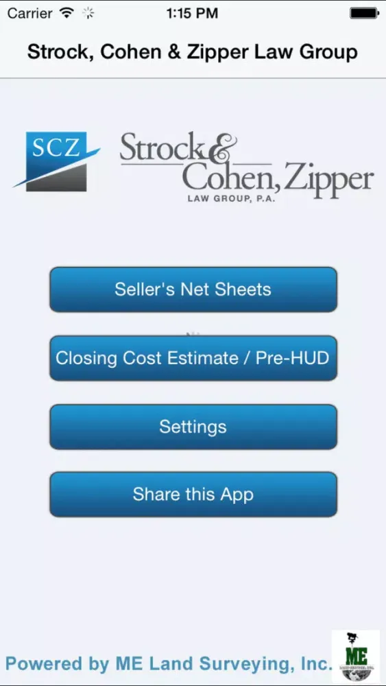 Tangkapan skrin Strock & Cohen, Zipper Law Group