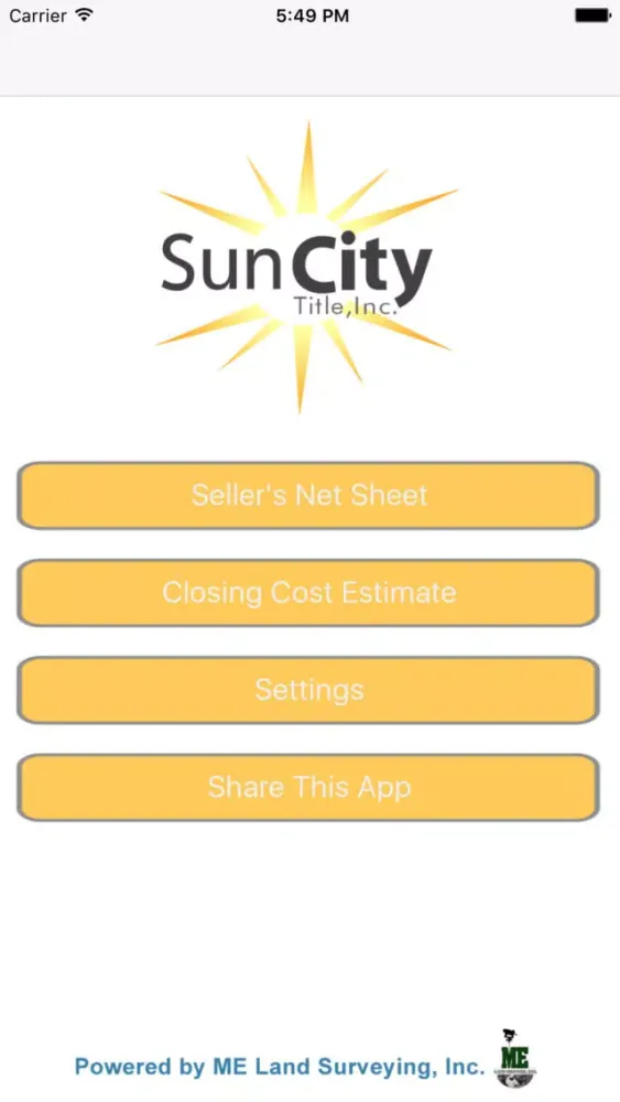 Capturas de tela do Sun City Title