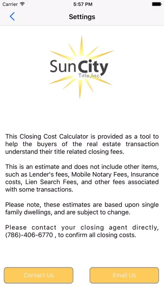 Capturas de tela do Sun City Title