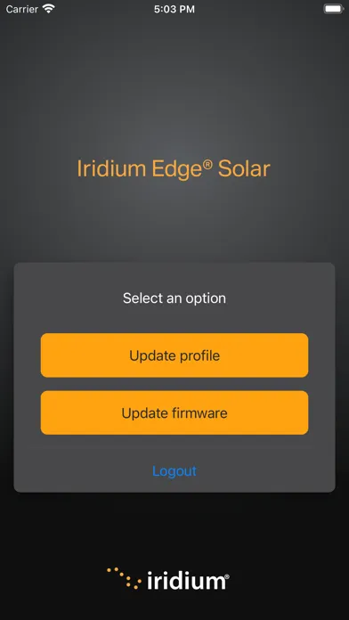 Capturas de pantalla de Iridium Edge Solar Tools