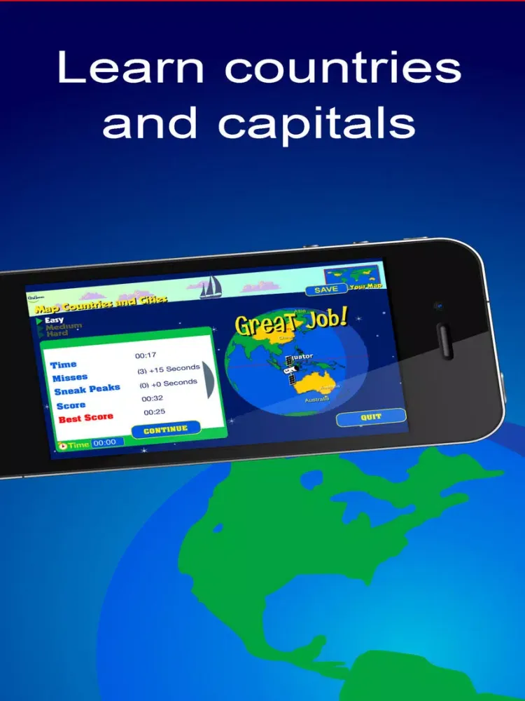 GeoGames Free: Build Planet Earth, Map Countries and Cities iPad  سکرین شاٹس