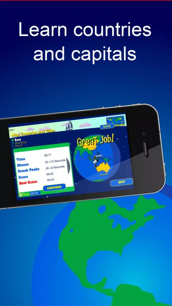 GeoGames Free: Build Planet Earth, Map Countries and Cities سکرین شاٹس