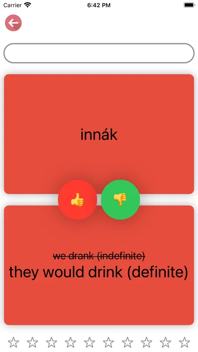 Capturas de pantalla de Hungarian Verb Blitz