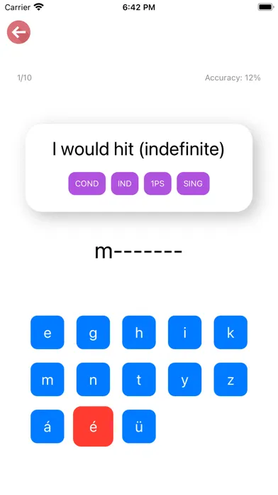 Capturas de pantalla de Hungarian Verb Blitz