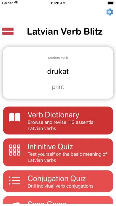 Скриншоты Latvian Verb Blitz