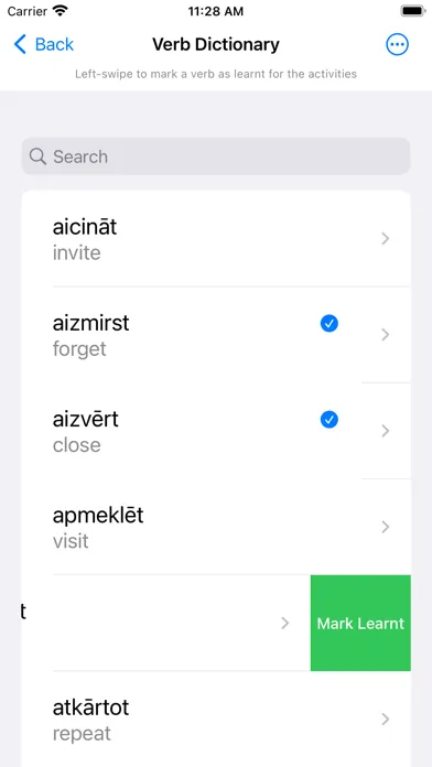 Скриншоты Latvian Verb Blitz