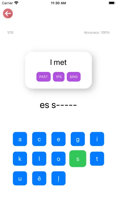 Скриншоты Latvian Verb Blitz
