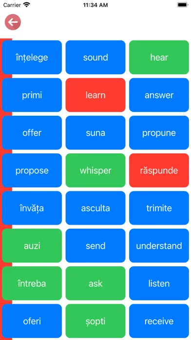 Capturas de pantalla de Romanian Verb Blitz