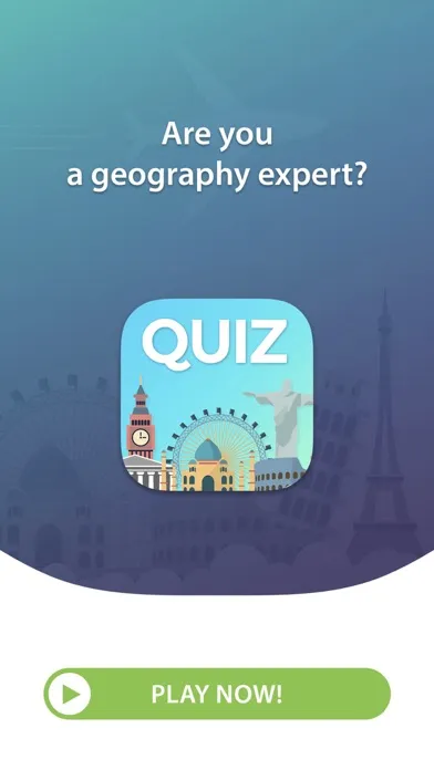 Ảnh chụp màn hình của Geography Quiz Trivia