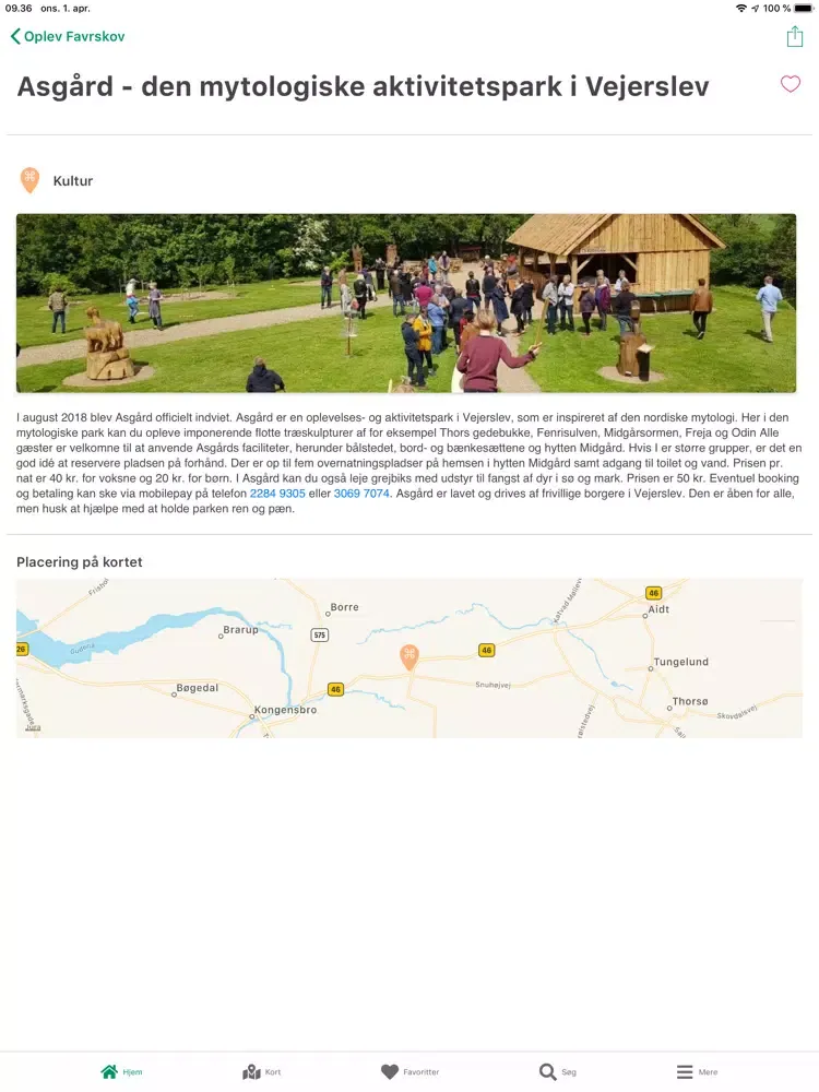 Oplev Favrskov iPad 应用截图
