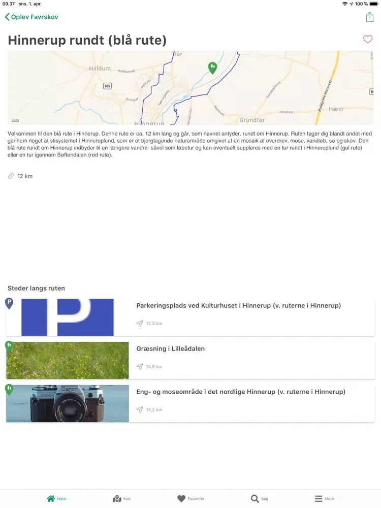 Oplev Favrskov iPad 应用截图