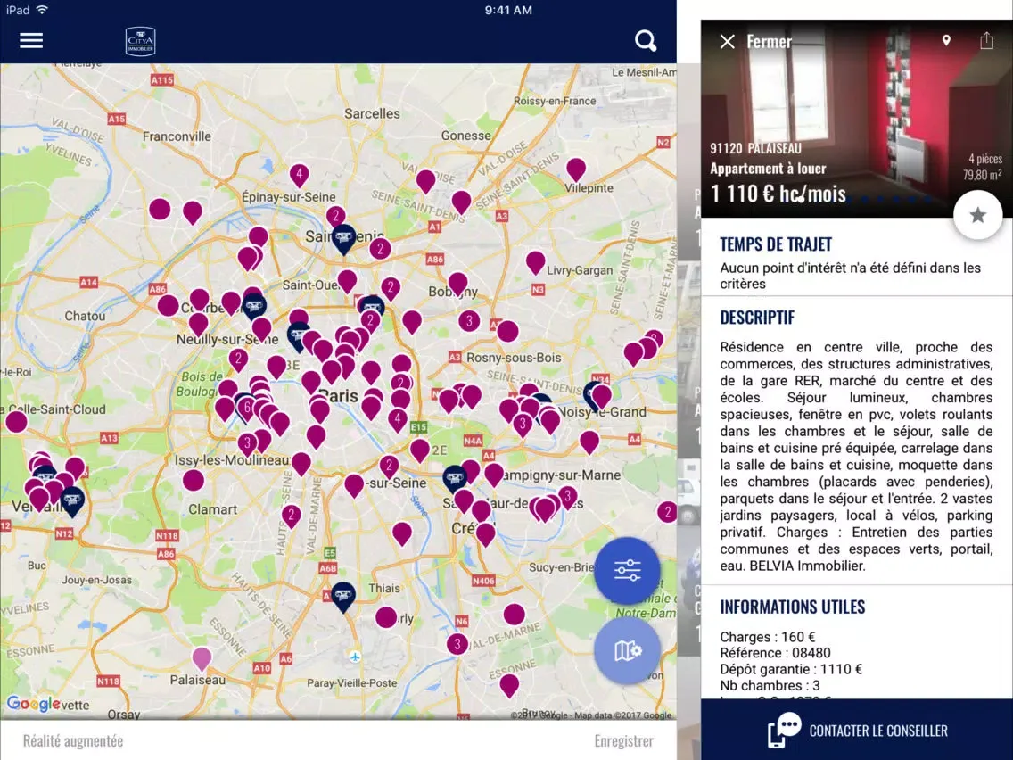 Citya Immobilier iPad  スクリーンショット