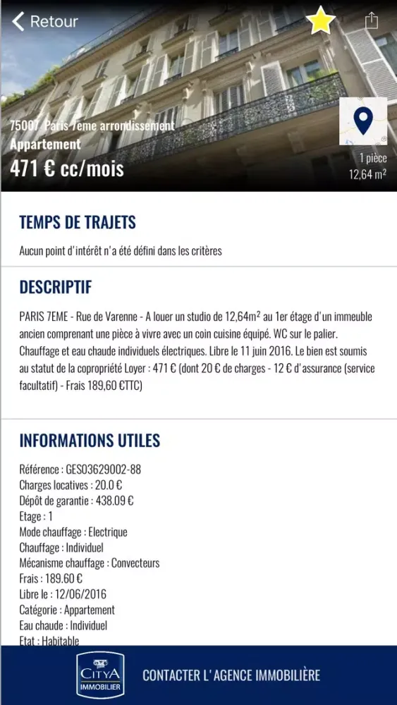 Citya Immobilier スクリーンショット