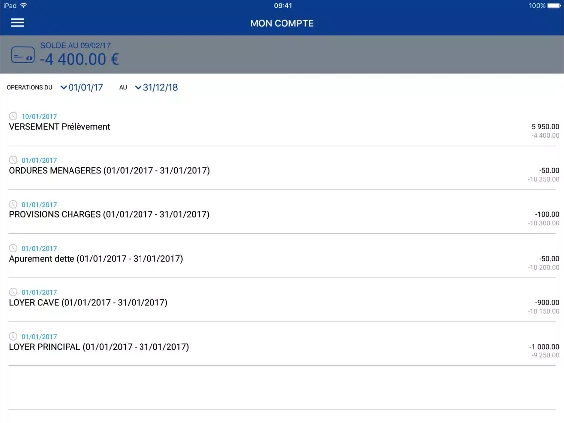 Capturas de tela do HRM GESTION iPad 