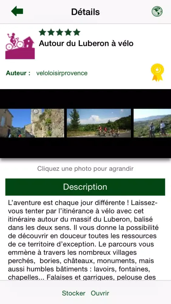 Vélo Loisir Provence স্ক্রিনশট