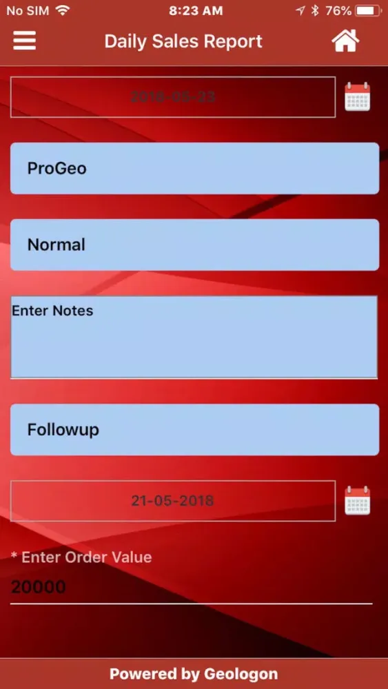 Скриншоты GeoSales Pro