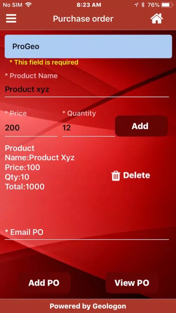 Скриншоты GeoSales Pro