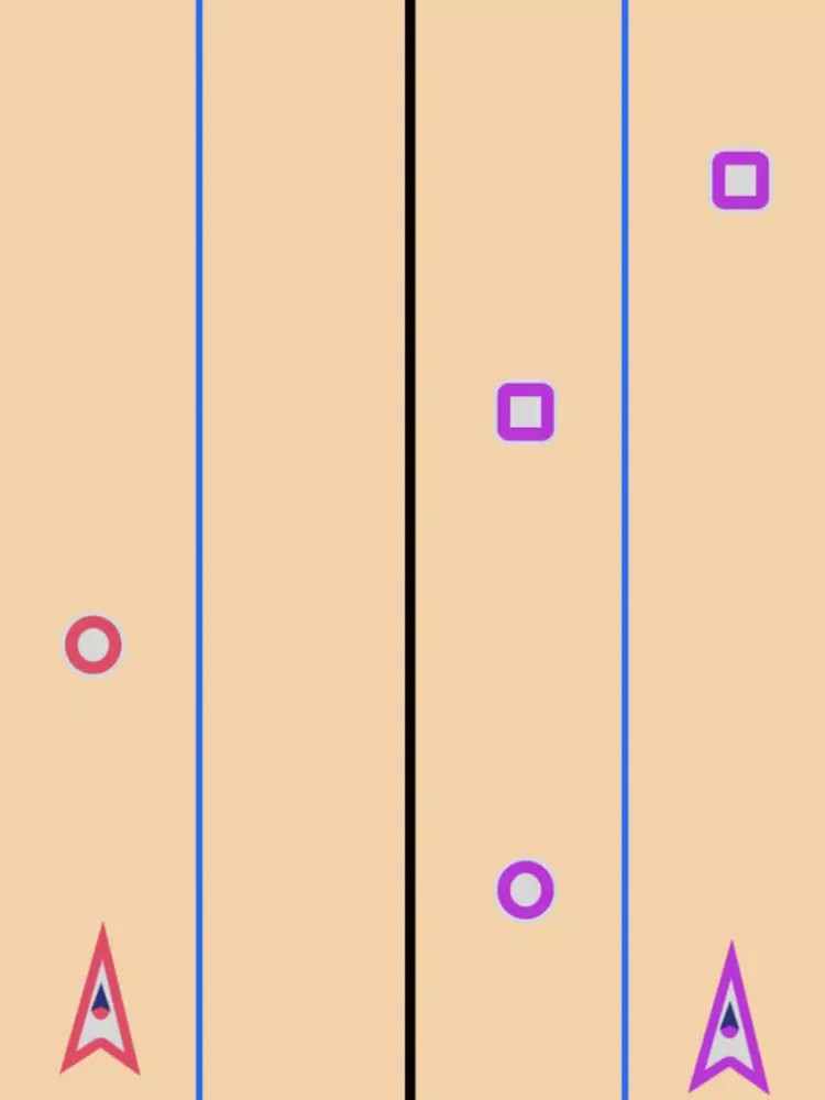 ภาพหน้าจอของ Geometry Ships iPad 