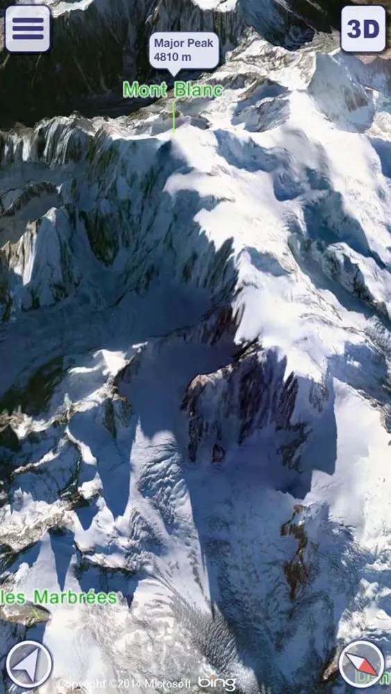 Capturas de tela do GeoFlyer Europe 3D Maps Lite