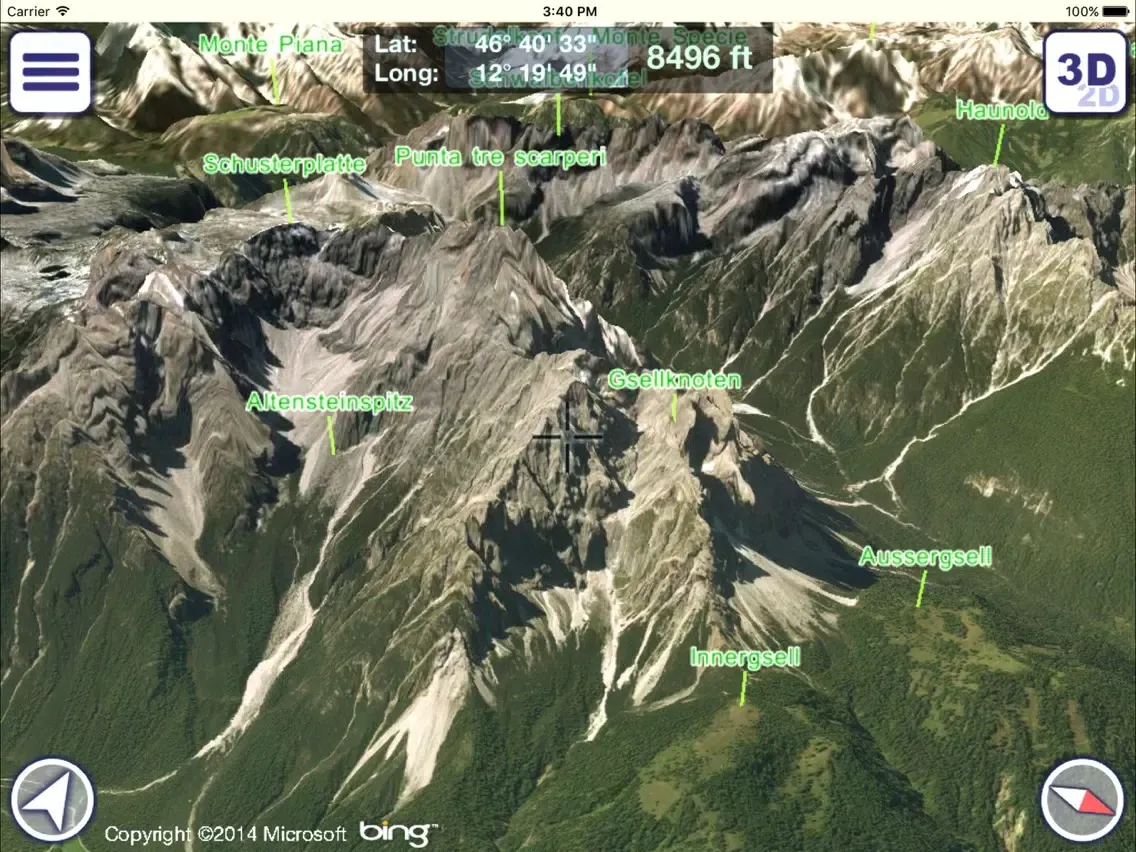 GeoFlyer US Canada 3D Maps iPad  Screenshots