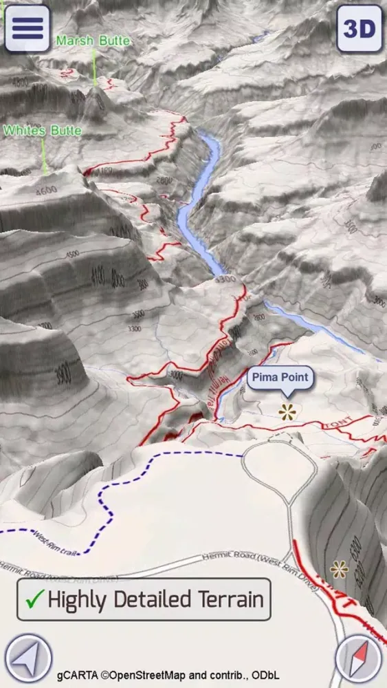 GeoFlyer US Canada 3D Maps Screenshots