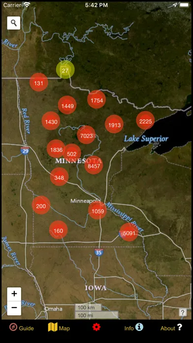 Minnesota Mushroom Forager Map স্ক্রিনশট