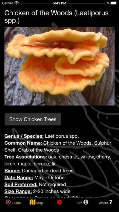 Minnesota Mushroom Forager Map স্ক্রিনশট