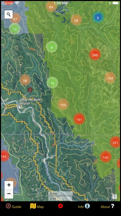 Oregon NW Mushroom Forager Map Screenshots