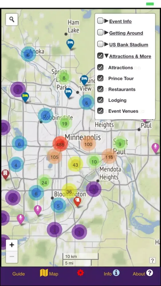 Twin Cities Winter Data Map سکرین شاٹس