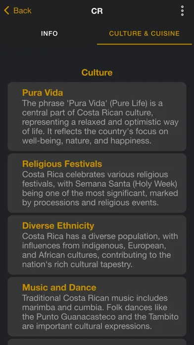 Capturas de tela do GeoQuest: Culture and Cuisines