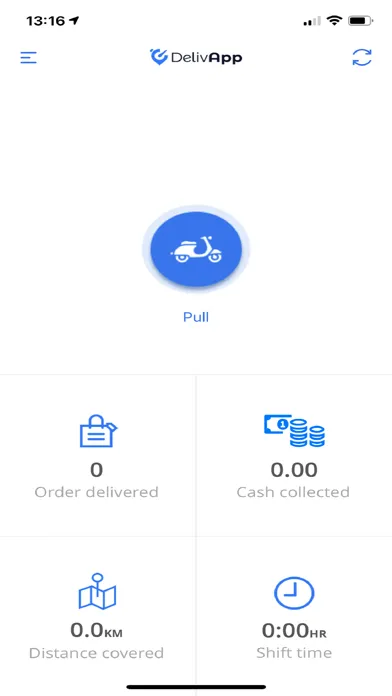 DelivApp Courier Ekran Görüntüleri