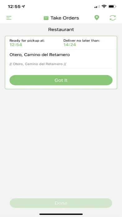 DelivApp Courier Ekran Görüntüleri