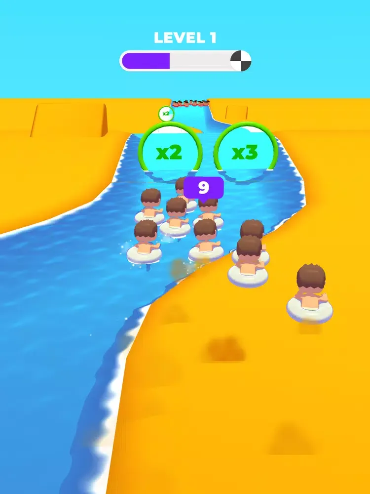 Aqua Jump 3D iPad  स्क्रीनशॉट