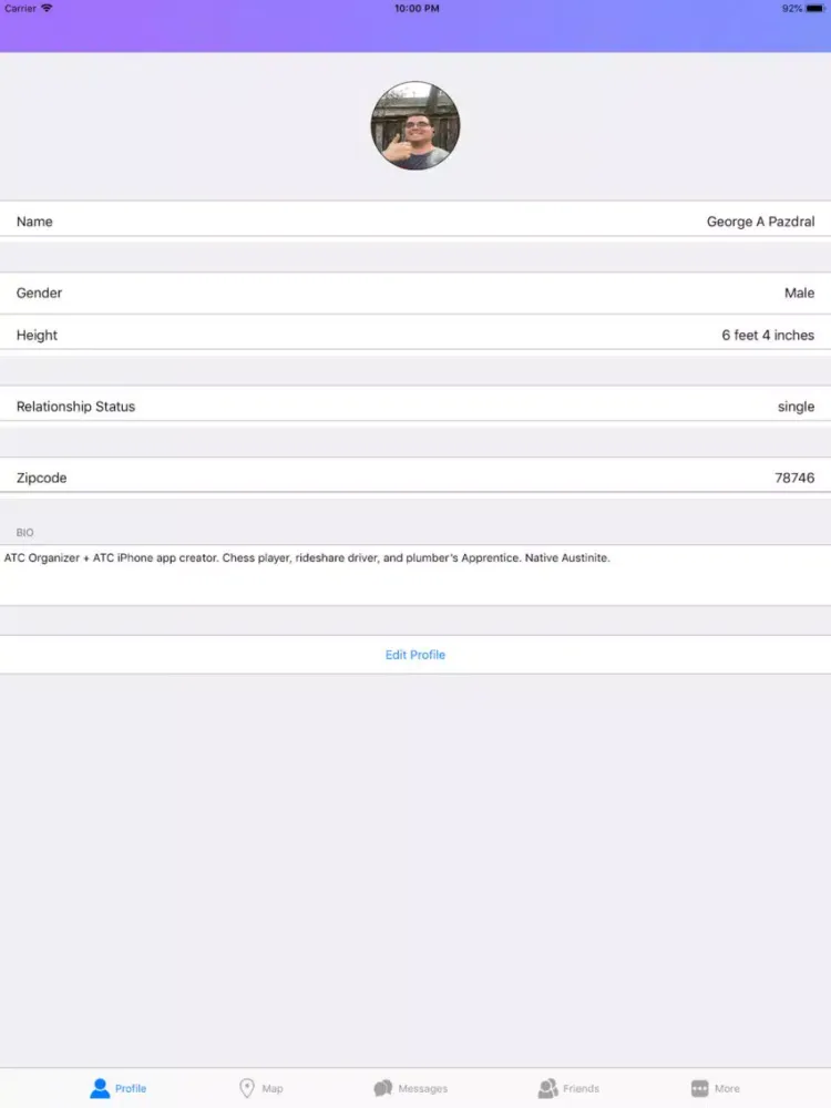 Screenshot di Austin Tall Community iPad 