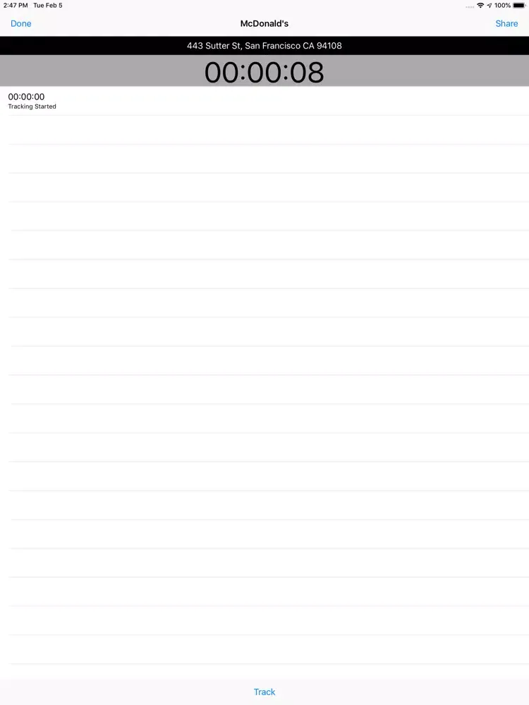 Waitive iPad  スクリーンショット