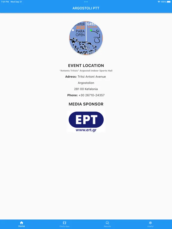 ARGOSTOLI PTT iPad  سکرین شاٹس