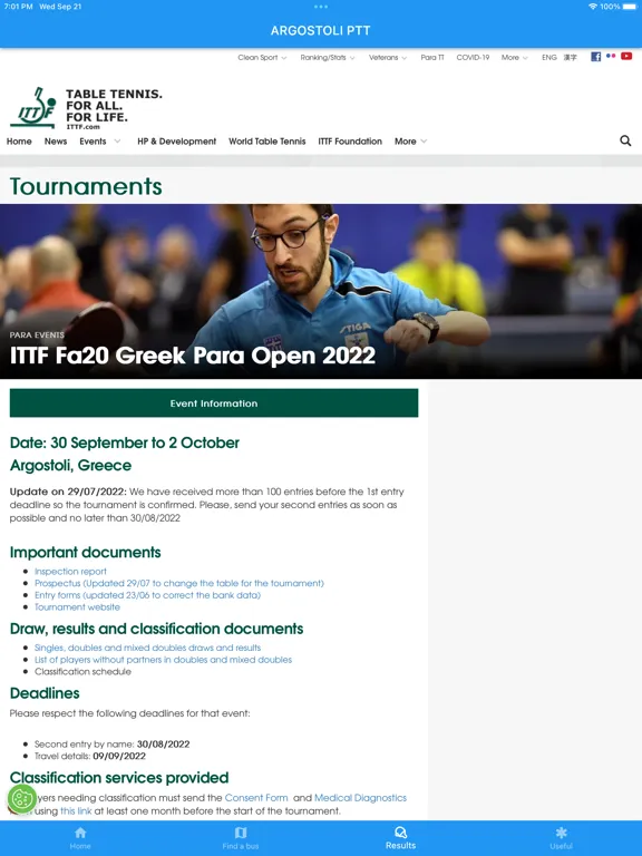 ARGOSTOLI PTT iPad  سکرین شاٹس