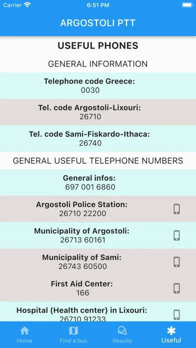 ARGOSTOLI PTT سکرین شاٹس