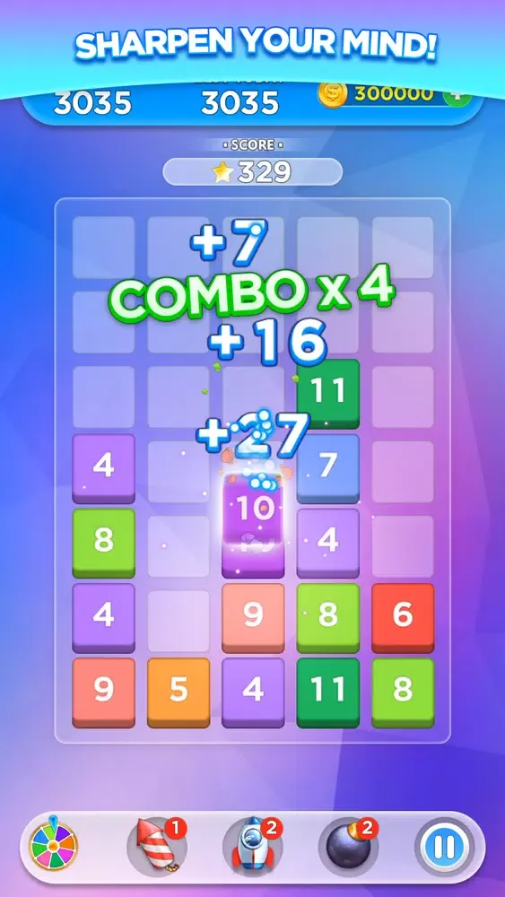 Capturas de pantalla de Merge Number Puzzle.