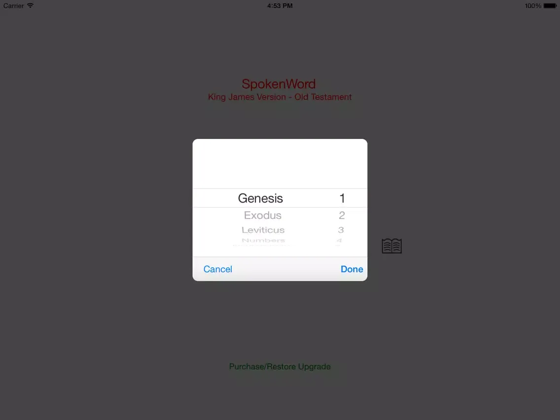 تصاویر SpokenWord Audio Bible - King James Old Testament iPad 
