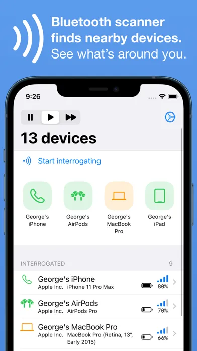 Bluetooth Inspector Screenshots