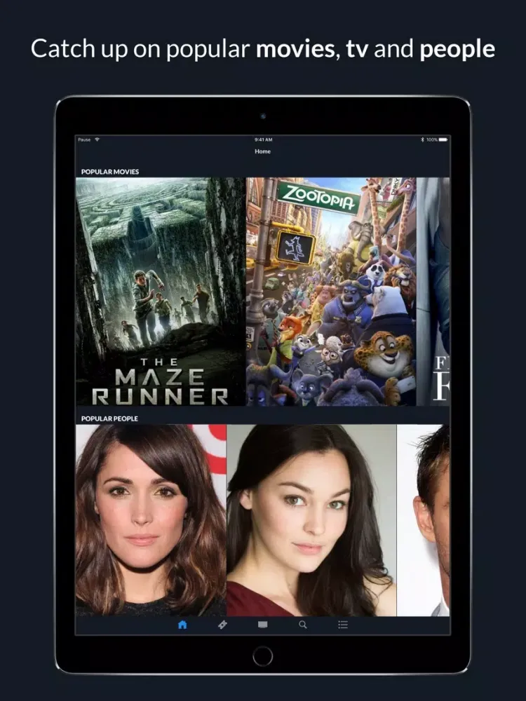 Pause - Movie & TV Discovery iPad  スクリーンショット