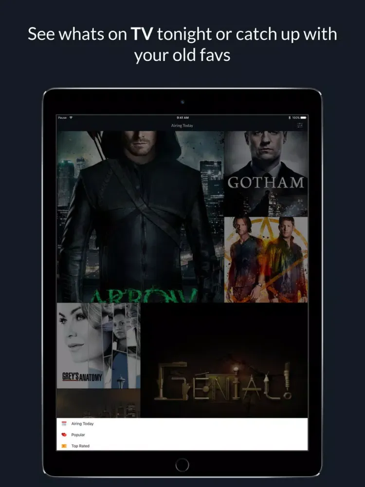 Pause - Movie & TV Discovery iPad  スクリーンショット